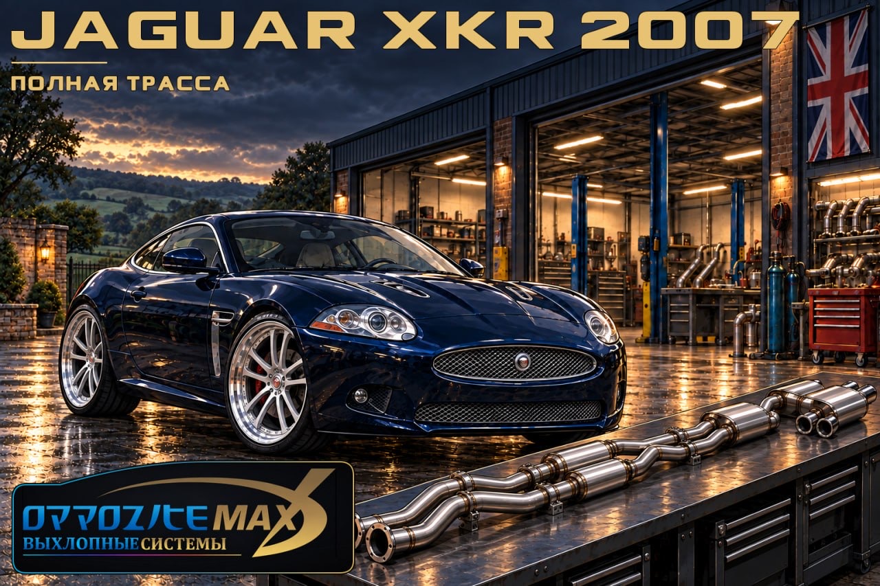 Изготовление прямоточной трассы для повышения мощности — Jaguar XKR · 2006–2008