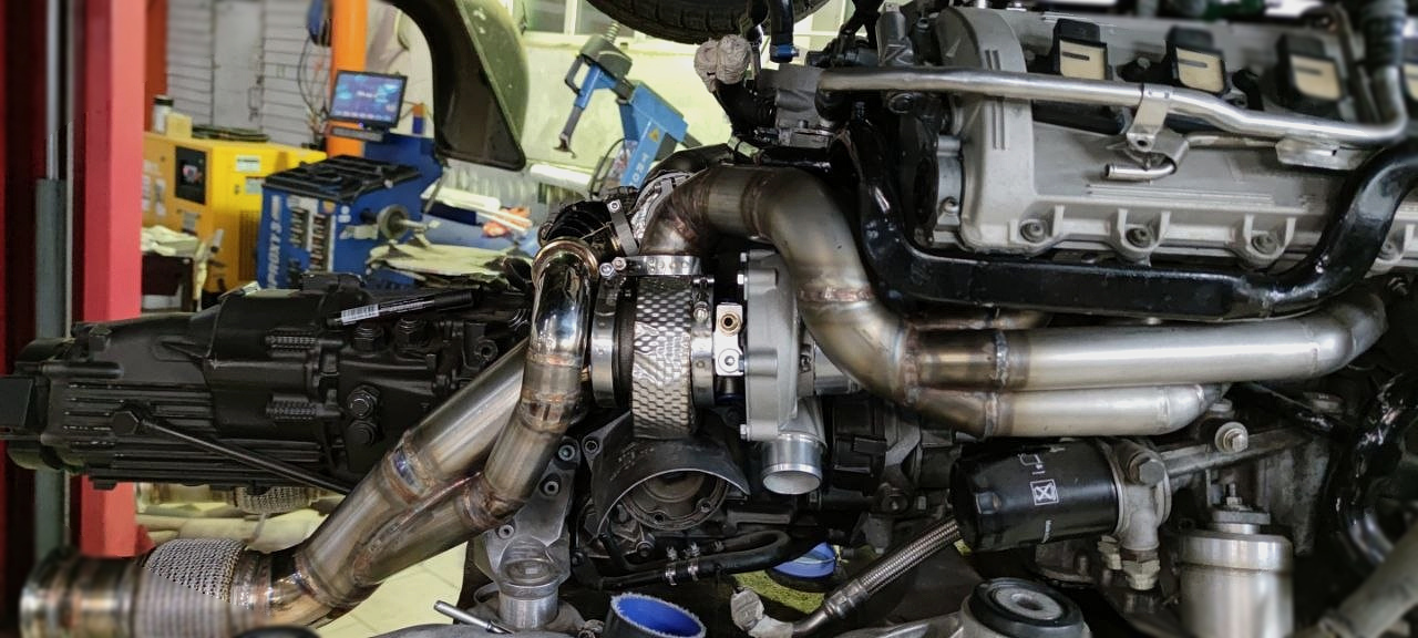 Изготовление турбокита на базе двух Pulsar G25-550. — Audi RS6 · 2002–2004 · C5. Фото 7