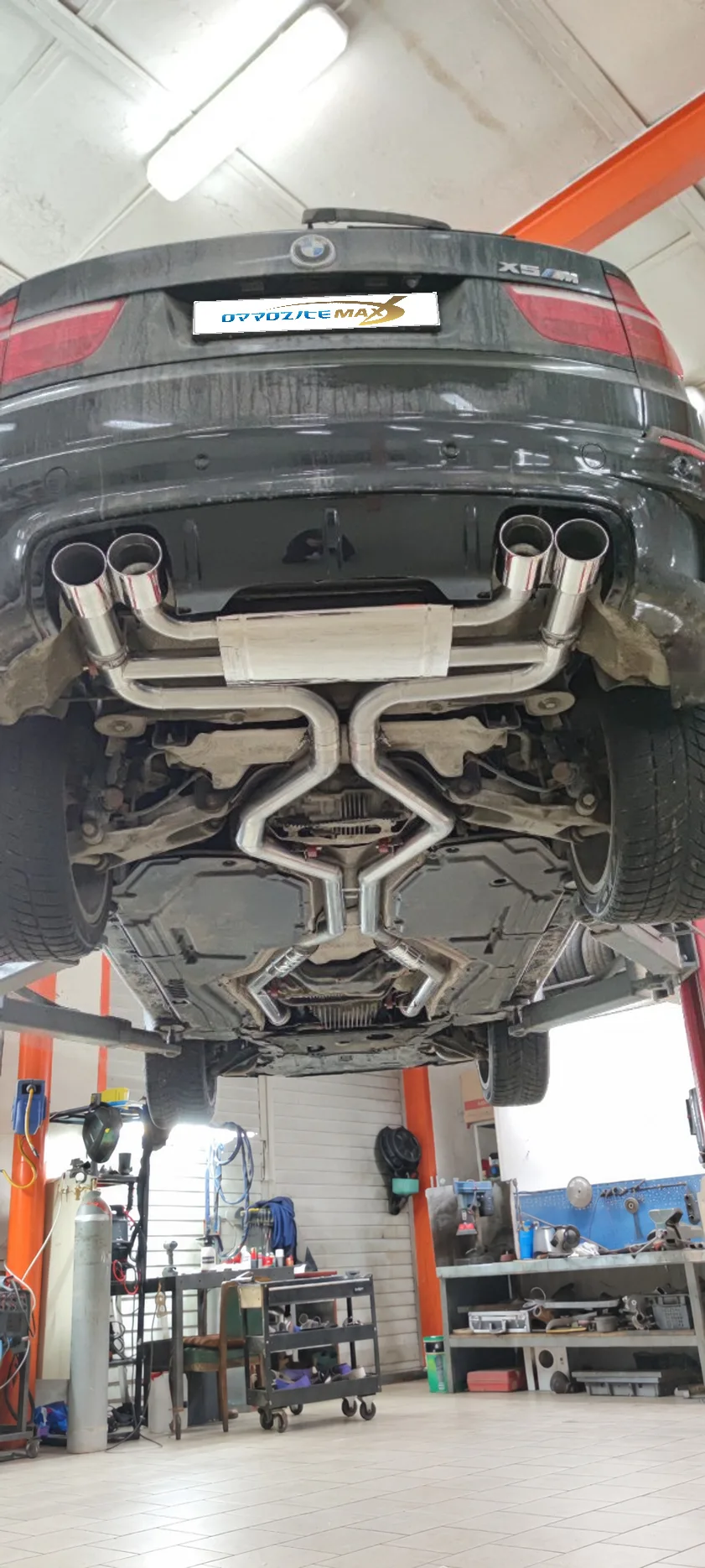 Изготовление полного выхлопа — BMW X5 M · 2009–2014 · E70. Фото 3