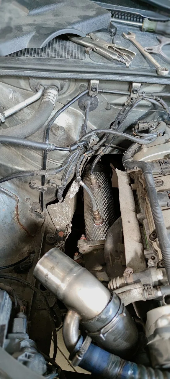 Изготовление приёмной трубы — Audi A4 · B7 (8E). Фото 4