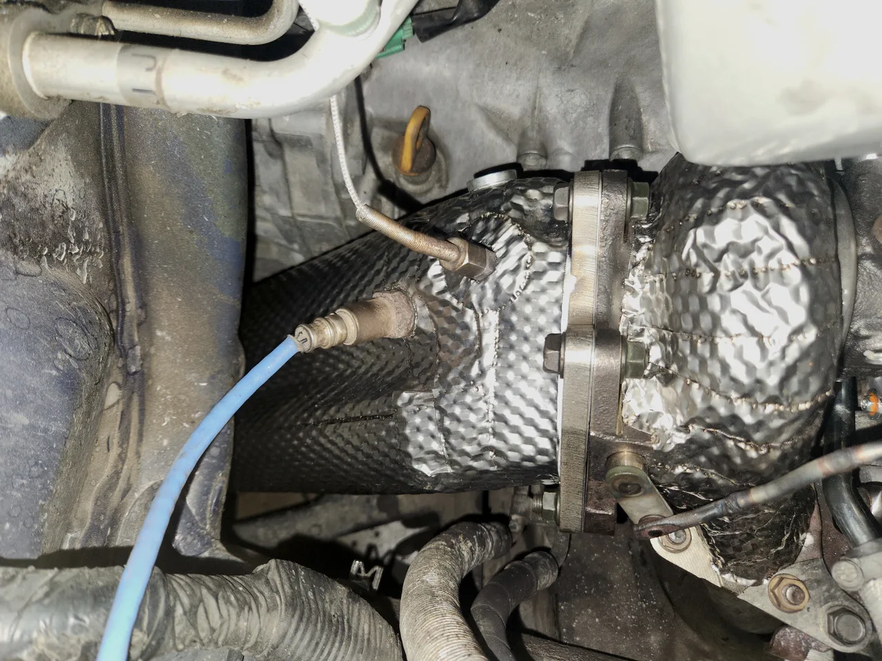 Приёмная труба (даунпайп), интеркулер Process West и Heatshield — Subaru Forester · 2008–2013 · SH · S-edition · VF49. Фото 11