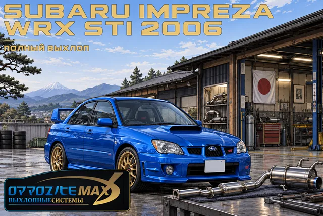 Изготовление полного выхлопа — Subaru Impreza WRX STI · 2005–2007 · GD