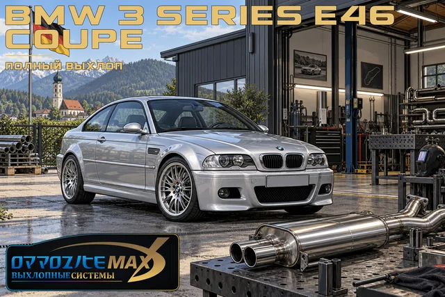 Изготовление полной выхлопной трассы с коллекторами — BMW 3 Series Coupe · 1999–2003 · 325 Ci