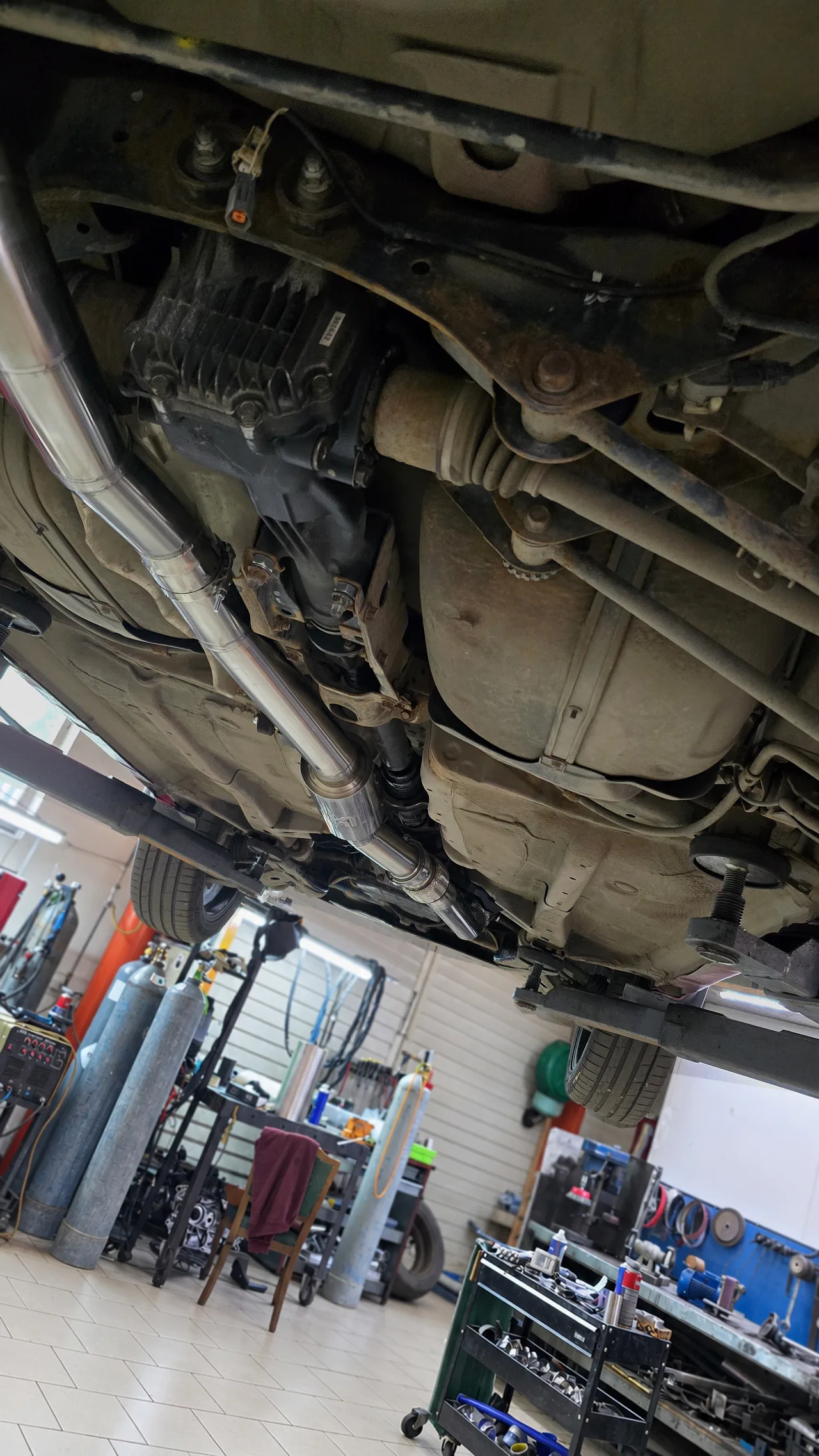 Изготовление приёмной трубы (даунпайпа) и катбэка — Subaru Forester · 2008–2013 · SH. Фото 4