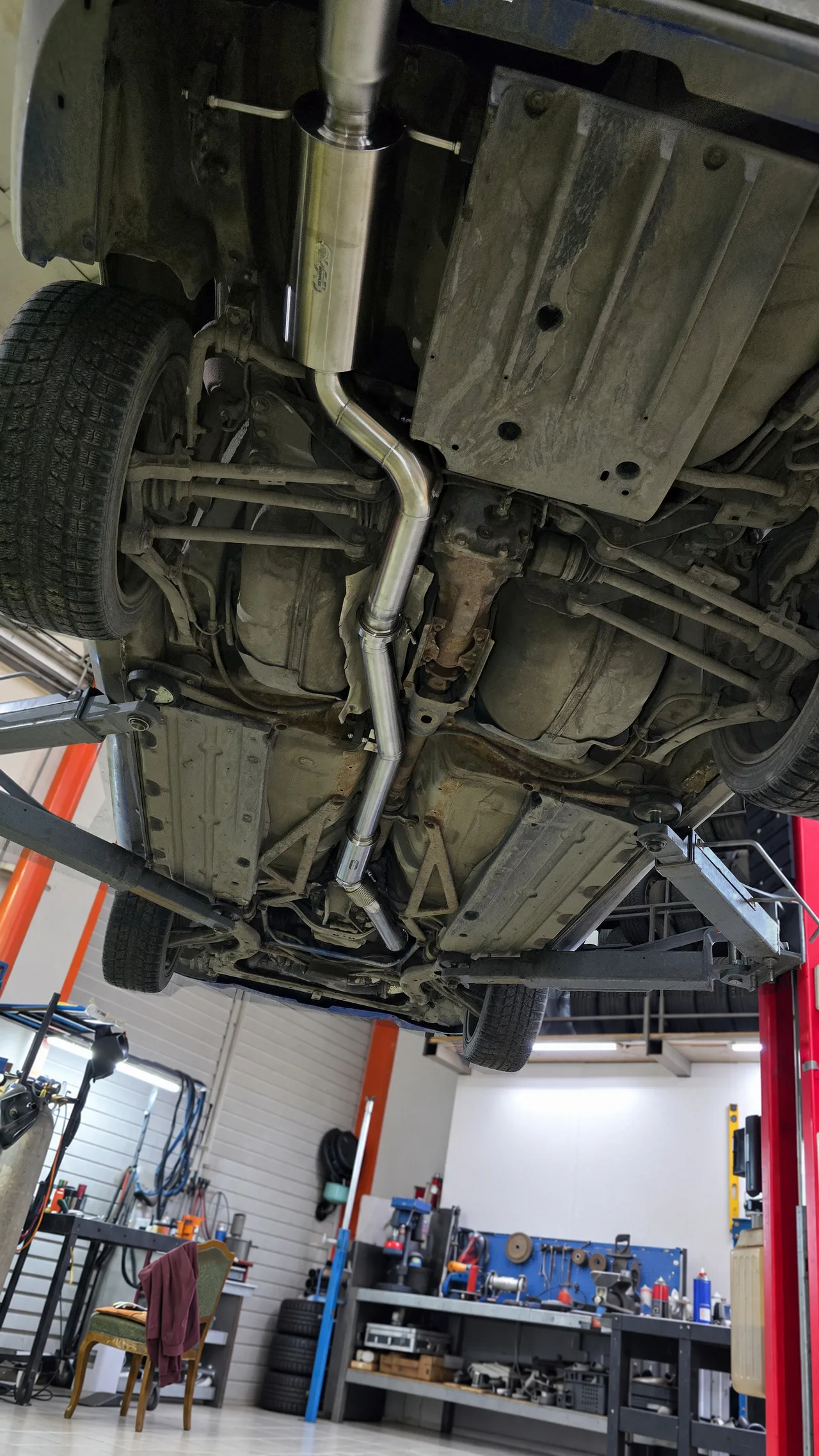 Изготовление полного выхлопа — Subaru Impreza WRX STI · 2005–2007 · GD. Фото 15