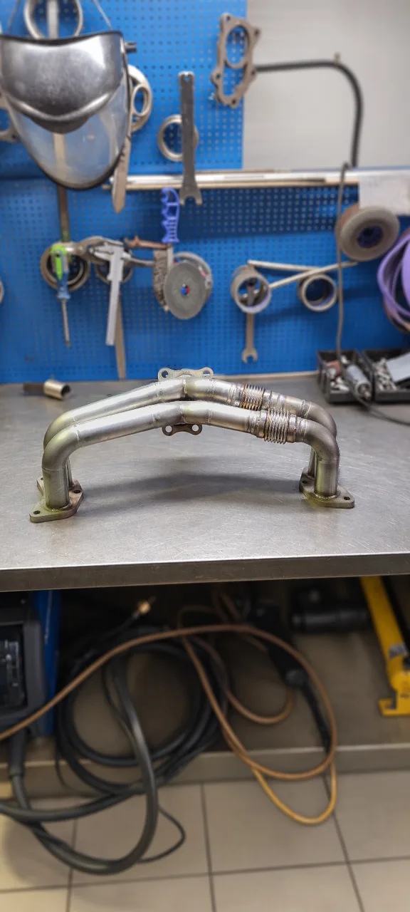 Изготовление выпускного коллектора с термоизоляцией Heatshield — Subaru WRX · 2014–2018 · VA. Фото 10