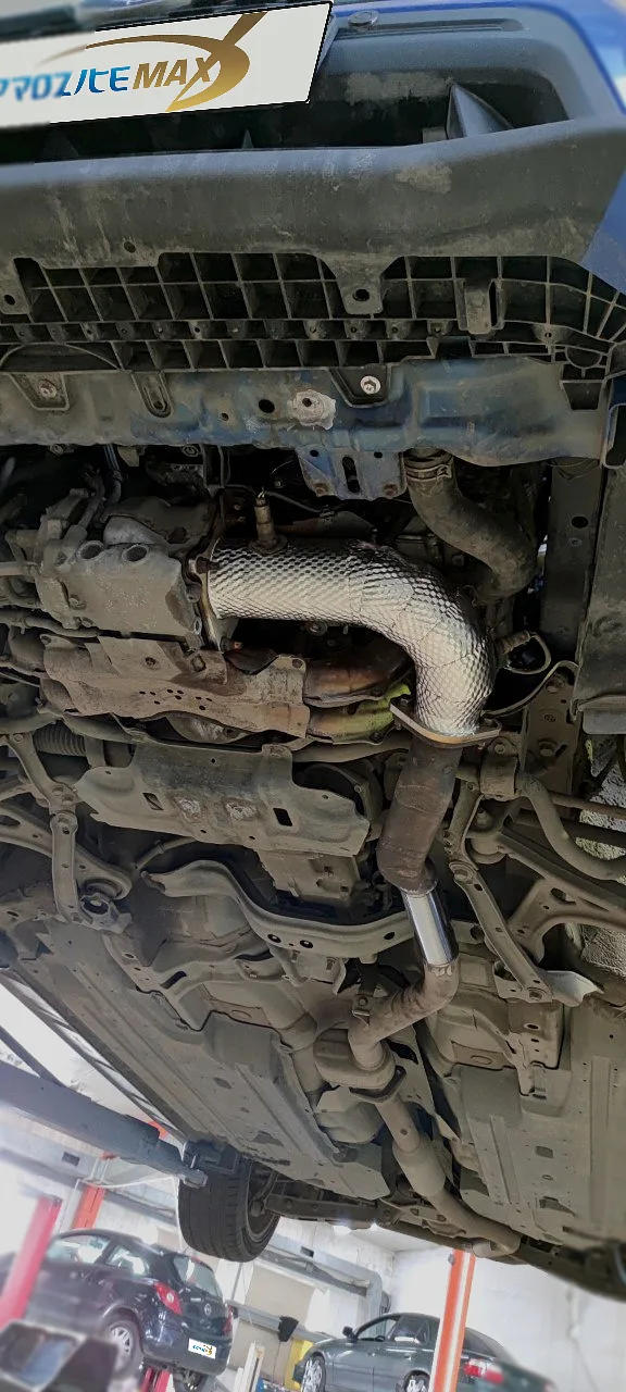 Приёмная труба и термоизоляция Heatshield — Subaru WRX · VA. Фото 6