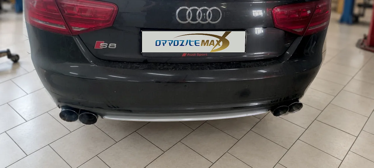 Приёмные трубы и термоизоляция Heatshield, 4 насадки — Audi S8 · 2012–2013 · D4. Фото 20