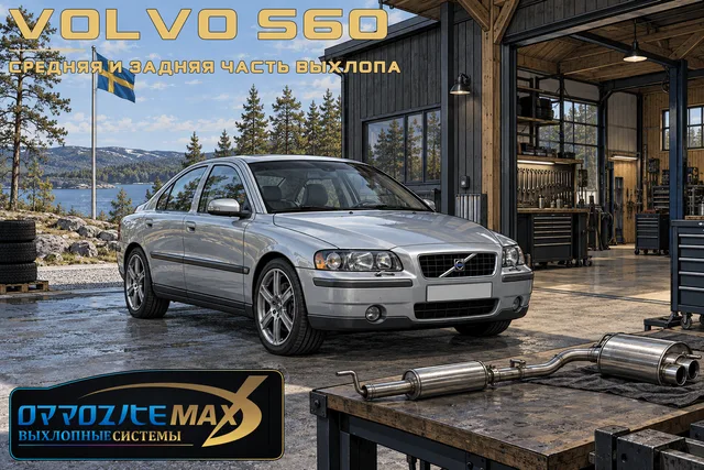 Изготовление средней и задней части выхлопа — Volvo S60 · I