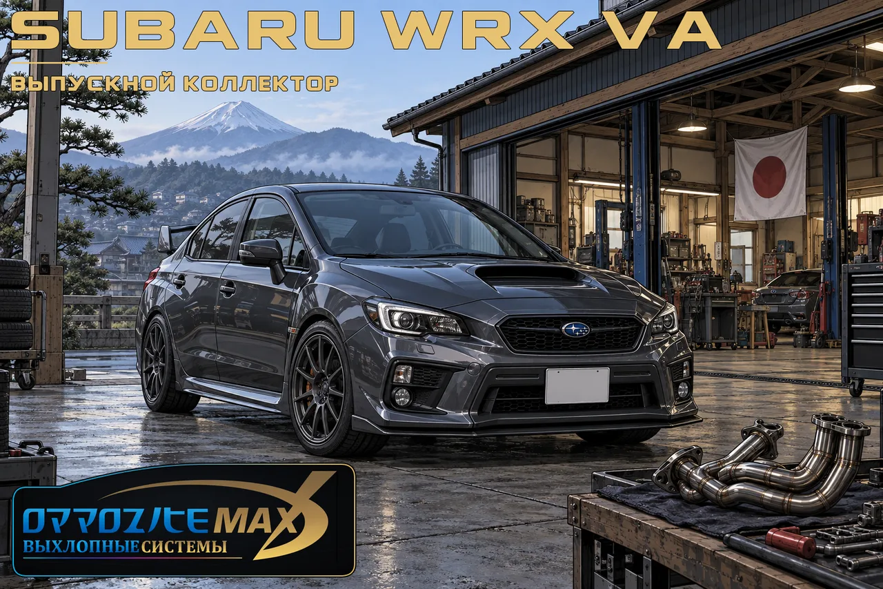 Изготовление выпускного коллектора с термоизоляцией Heatshield — Subaru WRX · 2014–2018 · VA. Фото 1