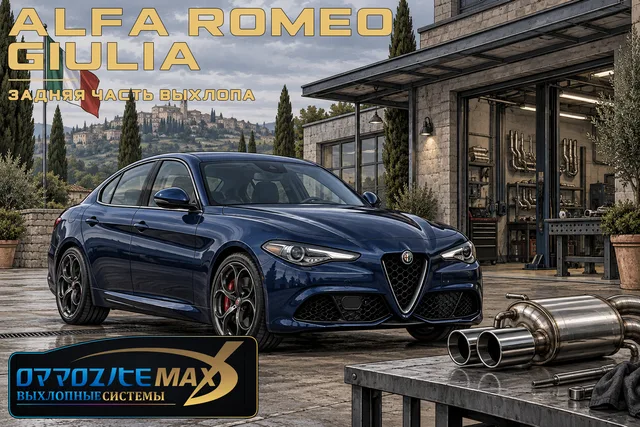 Изготовление задней части выхлопа — Alfa Romeo Giulia · 2016–2022