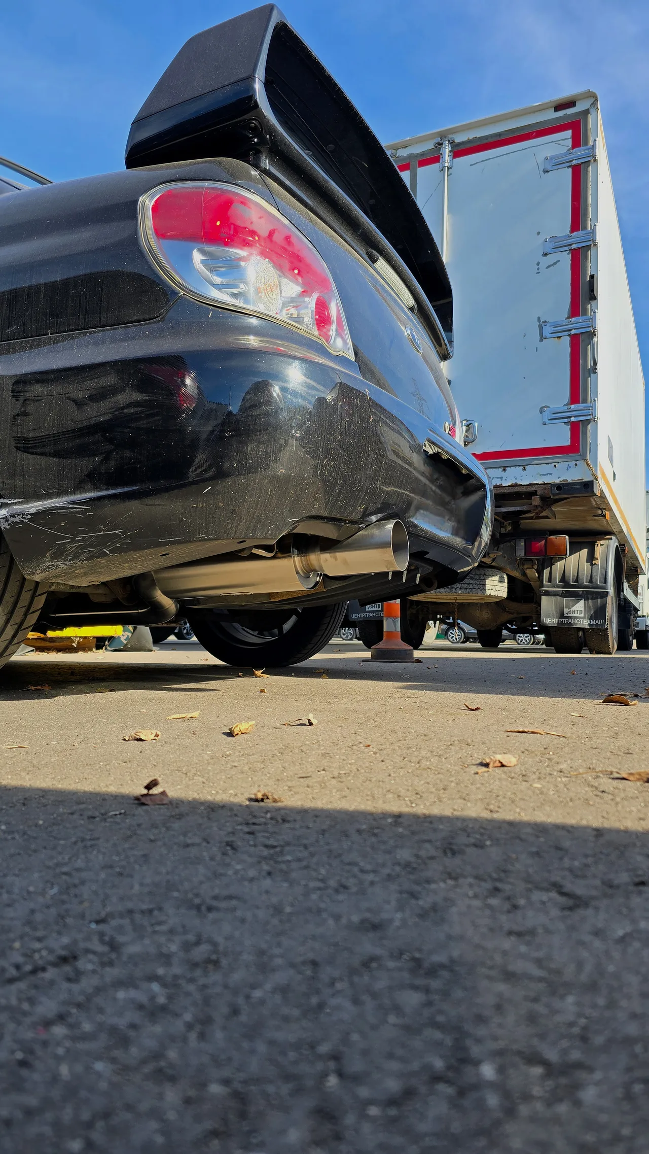 Приёмная труба (даунпайп) и полный выхлоп — Subaru Impreza WRX STI · 2005–2007 · GDB. Фото 24