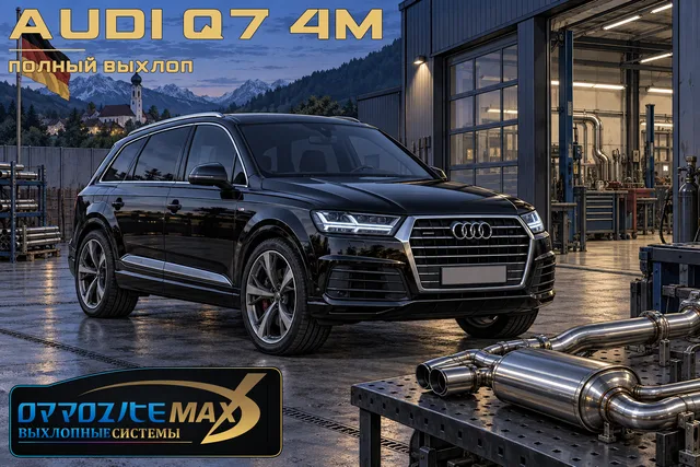 Изготовление выхлопной системы — Audi Q7 · 2015–2019 · 4M