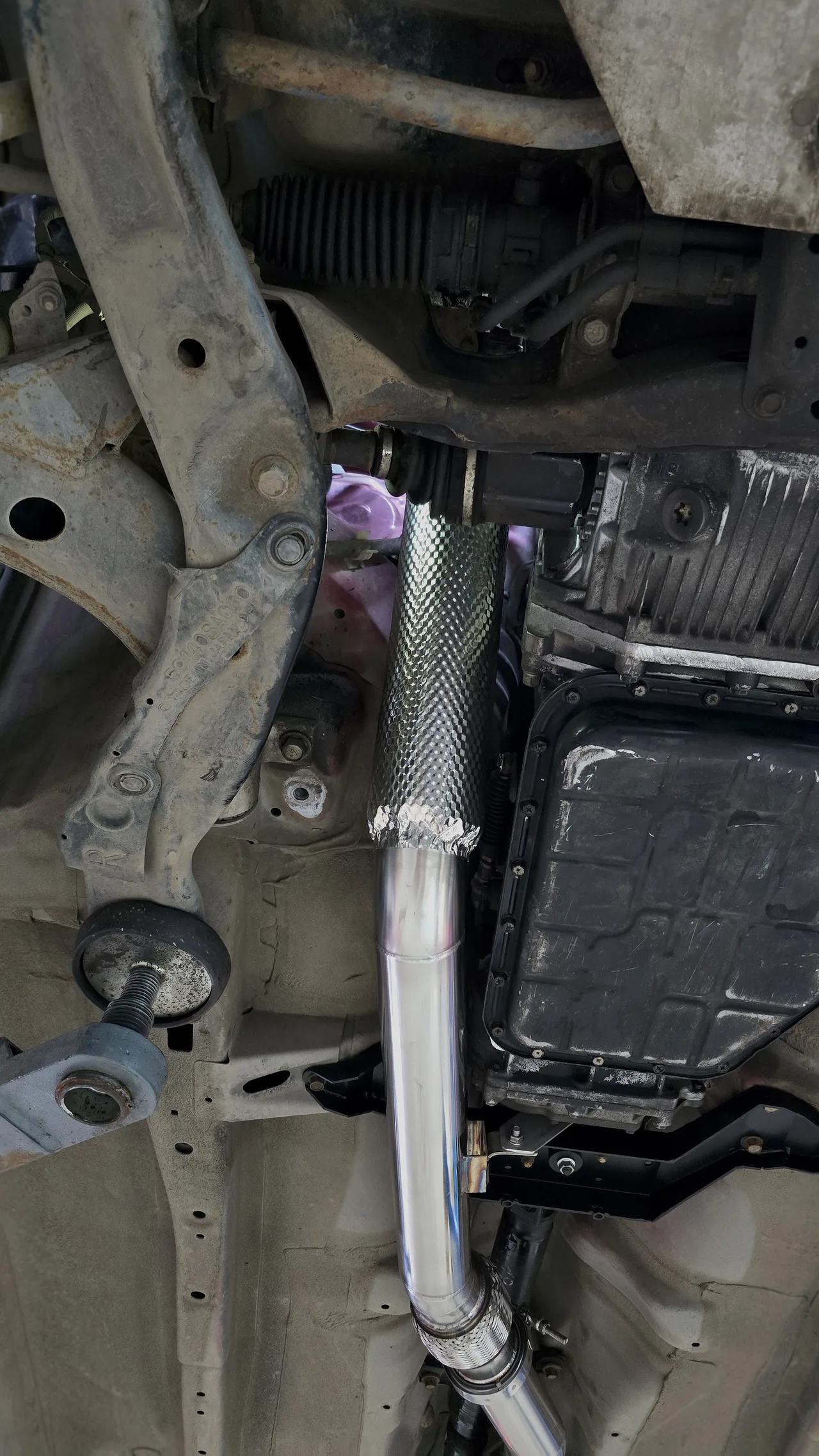 Изготовление приёмной трубы (даунпайпа) и катбэка — Subaru Forester · 2008–2013 · SH. Фото 7