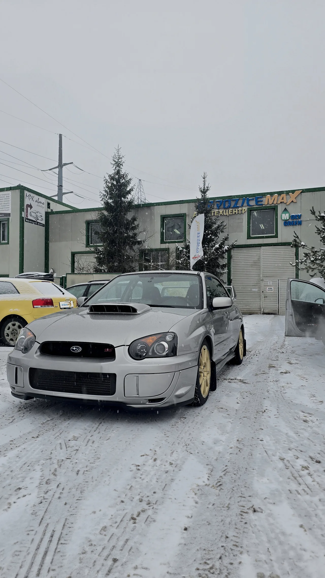 Выхлоп, аппайп и внешний вестгейт — Subaru Impreza WRX STI · 2003–2005 · GD. Фото 23