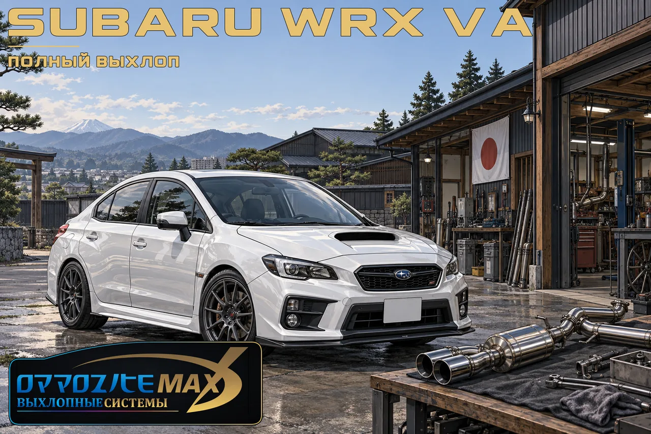Изготовление полной выхлопной системы с управляемыми заслонками — Subaru WRX · VA. Фото 1