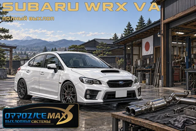 Изготовление полной выхлопной системы с управляемыми заслонками — Subaru WRX · VA