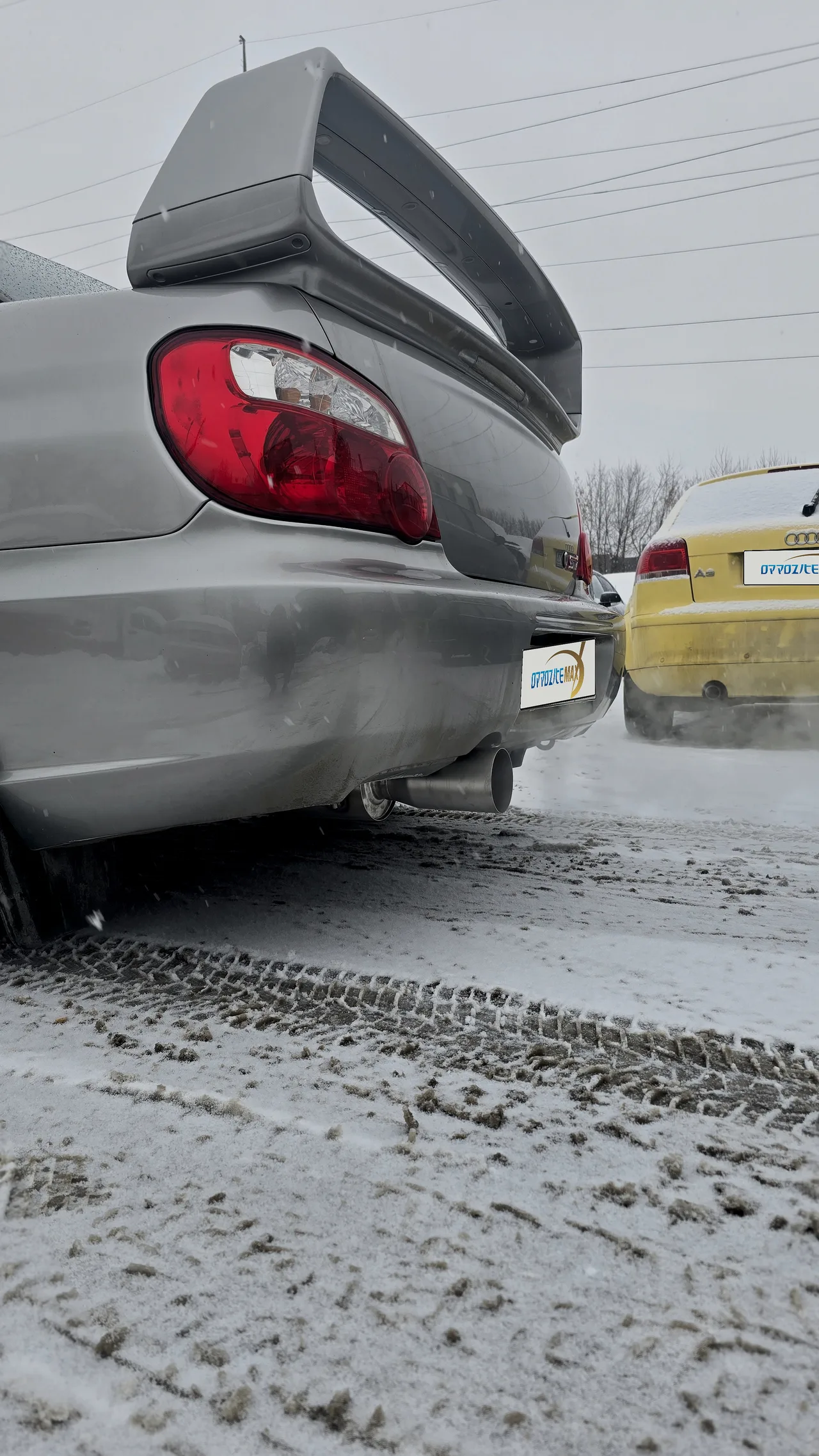 Выхлоп, аппайп и внешний вестгейт — Subaru Impreza WRX STI · 2003–2005 · GD. Фото 24