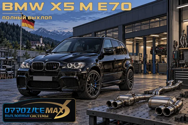 Изготовление полного выхлопа — BMW X5 M · 2009–2014 · E70