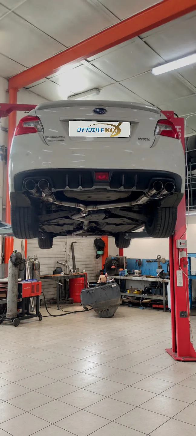 Изготовление полной выхлопной системы с управляемыми заслонками — Subaru WRX · VA. Фото 18