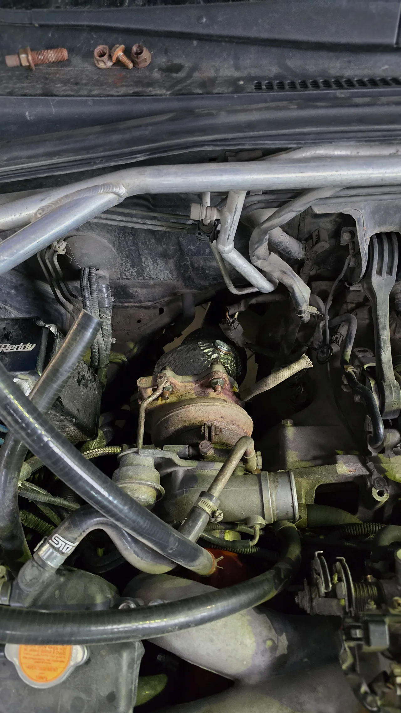 Приёмная труба (даунпайп), спорткат, термоизоляция и средняя часть — Subaru Impreza WRX STI · 2003–2005 · GD. Фото 11