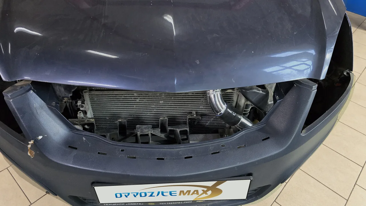 Выхлопная система и пайпинг интеркулера — Opel Zafira · 2008–2014. Фото 7