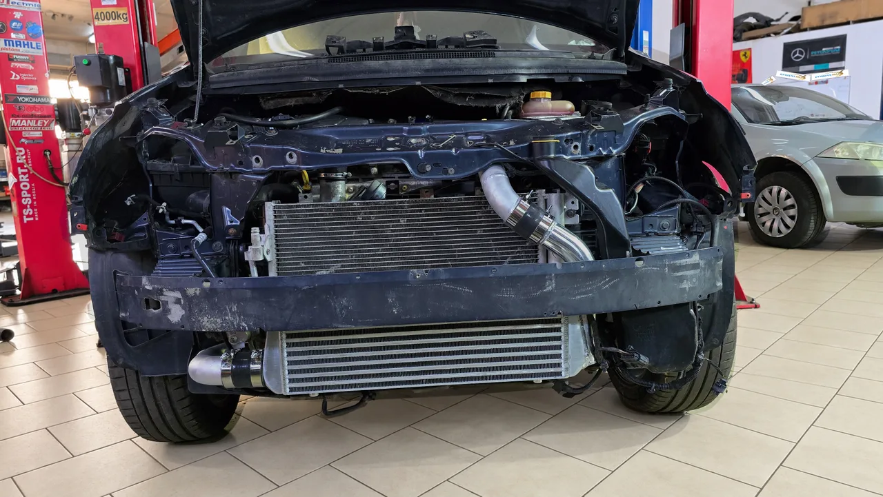 Выхлопная система и пайпинг интеркулера — Opel Zafira · 2008–2014. Фото 19