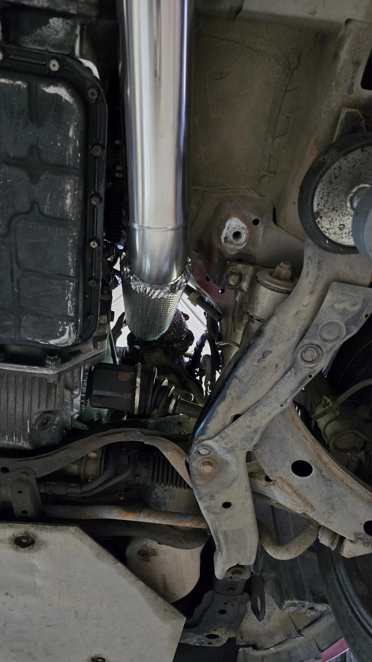 Изготовление приёмной трубы (даунпайпа) и катбэка — Subaru Forester · 2008–2013 · SH. Фото 8