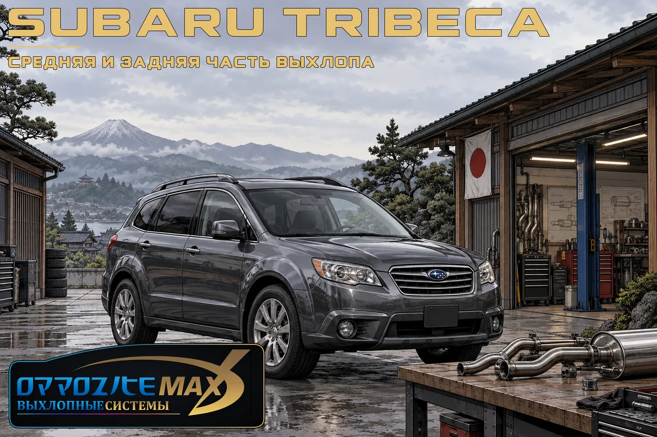 Изготовление средней и задней части выхлопа — Subaru Tribeca · 2007–2013. Фото 1