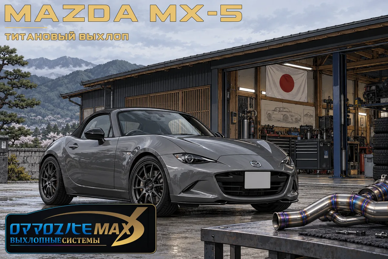 Изготовление титанового выхлопа — Mazda MX-5 / Miata · ND. Фото 1