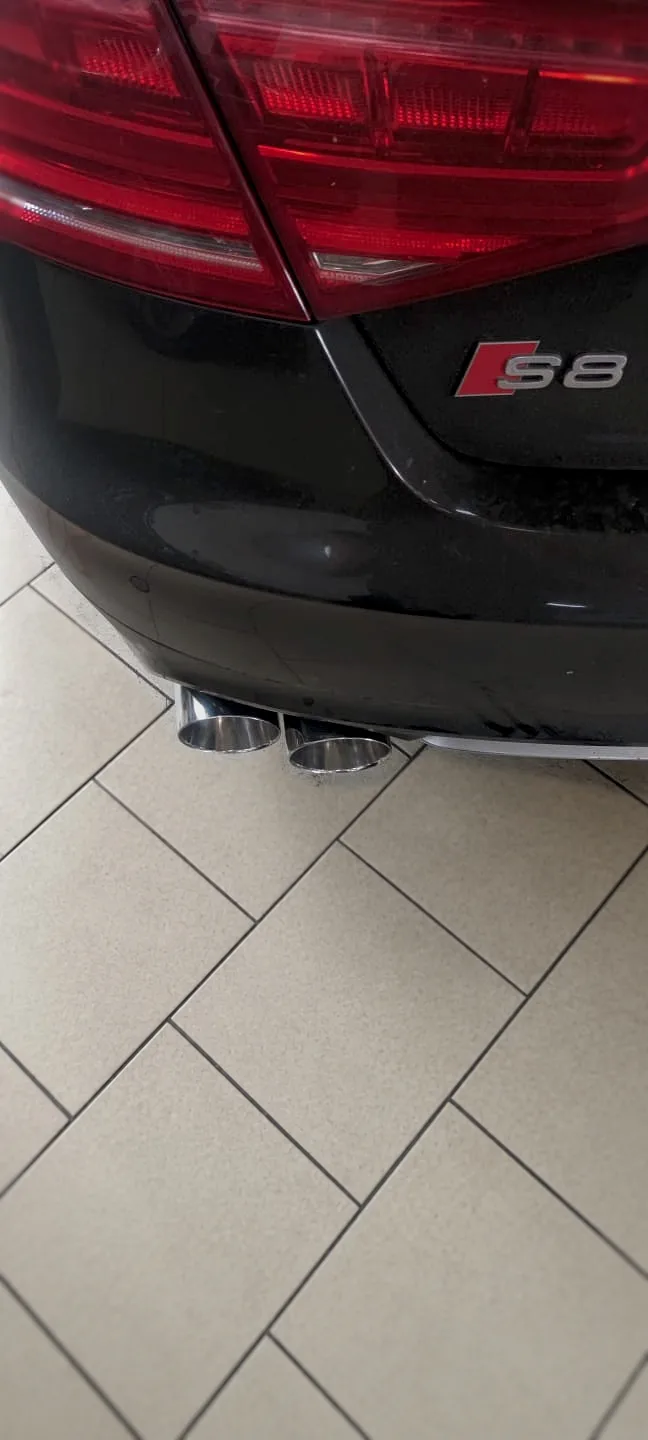 Приёмные трубы и термоизоляция Heatshield, 4 насадки — Audi S8 · 2012–2013 · D4. Фото 21
