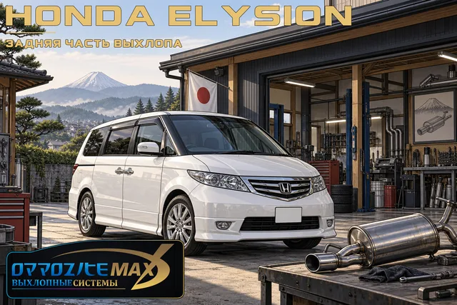 Изготовление задней части выхлопа — Honda Elysion · RR