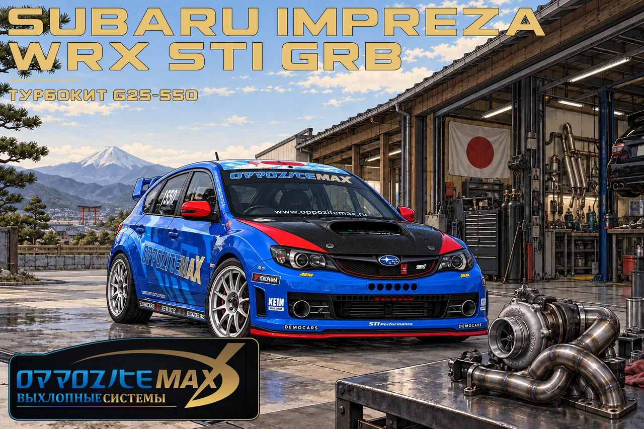 Изготовление турбокита G25-550 — Subaru Impreza WRX STI · 2008–2014 · GRB. Фото 1