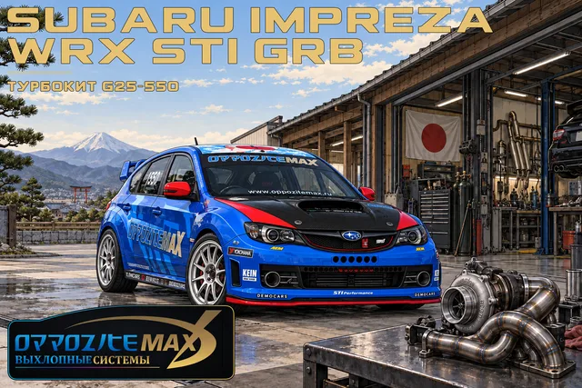 Изготовление турбокита G25-550 — Subaru Impreza WRX STI · 2008–2014 · GRB
