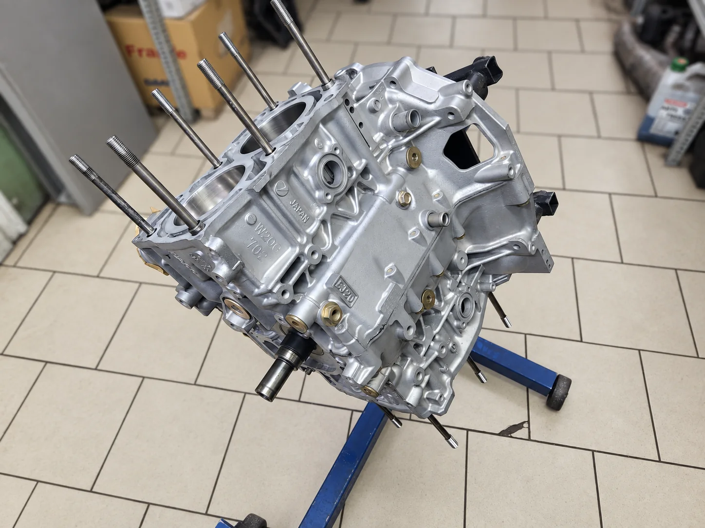 Собранный шорт-блок двигателя Subaru EJ20